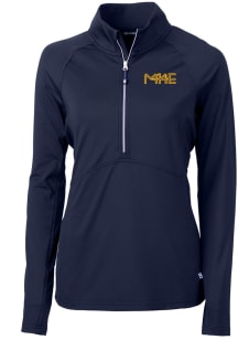 Cutter and Buck Milwaukee Brewers Womens Navy Blue City Connect Adapt Eco 1/4 Zip Pullover