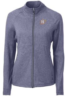 Cutter and Buck Houston Astros Womens Navy Blue City Connect Adapt Eco Knit Light Weight Jacket