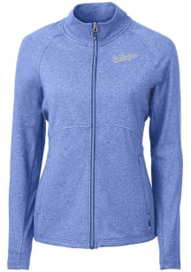 Cutter and Buck Los Angeles Dodgers Womens Blue City Connect Adapt Eco Knit Light Weight Jacket