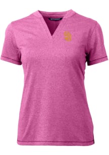 Cutter and Buck San Diego Padres Womens Pink City Connect Forge Short Sleeve T-Shirt
