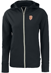Cutter and Buck San Francisco Giants Womens Black City Connect Daybreak Light Weight Jacket