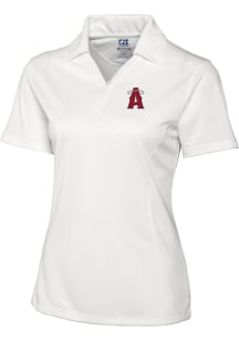 Cutter and Buck Los Angeles Angels Womens White City Connect Drytec Genre Short Sleeve Polo Shir..