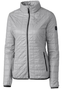 Cutter and Buck Chicago White Sox Womens Grey City Connect Rainier PrimaLoft Filled Jacket