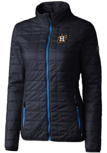 Cutter and Buck Houston Astros Womens Navy Blue City Connect Rainier PrimaLoft Filled Jacket