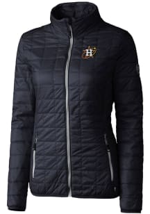 Cutter and Buck Houston Astros Womens Silver City Connect Rainier PrimaLoft Filled Jacket