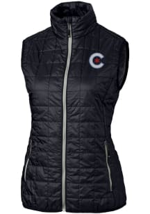 Cutter and Buck Chicago Cubs Womens Silver City Connect Rainier PrimaLoft Vest