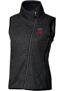 Cutter and Buck Los Angeles Angels Womens Charcoal City Connect Mainsail Vest