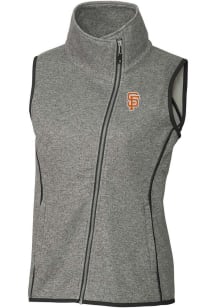 Cutter and Buck San Francisco Giants Womens Grey City Connect Mainsail Vest
