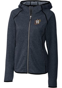 Cutter and Buck Houston Astros Womens Navy Blue City Connect Mainsail Medium Weight Jacket