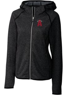Cutter and Buck Los Angeles Angels Womens Charcoal City Connect Mainsail Medium Weight Jacket