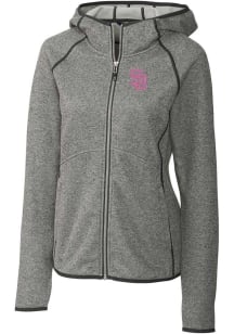 Cutter and Buck San Diego Padres Womens Grey City Connect Mainsail Medium Weight Jacket