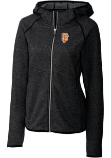 Cutter and Buck San Francisco Giants Womens Charcoal City Connect Mainsail Medium Weight Jacket