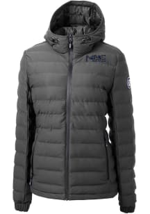 Cutter and Buck Milwaukee Brewers Womens Grey City Connect Mission Ridge Repreve Filled Jacket