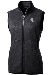 Cutter and Buck Chicago White Sox Womens Charcoal City Connect Mainsail Vest