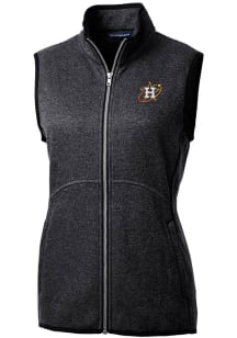 Cutter and Buck Houston Astros Womens Charcoal City Connect Mainsail Vest