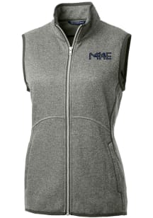 Cutter and Buck Milwaukee Brewers Womens Grey City Connect Mainsail Vest