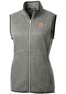Cutter and Buck San Francisco Giants Womens Grey City Connect Mainsail Vest