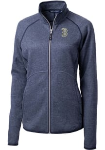 Cutter and Buck Boston Red Sox Womens Navy Blue City Connect Mainsail Light Weight Jacket