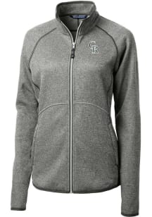 Cutter and Buck Colorado Rockies Womens Grey City Connect Mainsail Light Weight Jacket