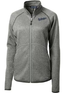 Cutter and Buck Los Angeles Dodgers Womens Grey City Connect Mainsail Light Weight Jacket