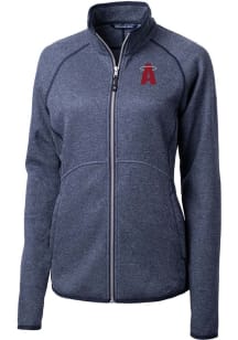 Cutter and Buck Los Angeles Angels Womens Navy Blue City Connect Mainsail Light Weight Jacket