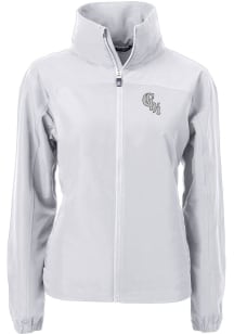Cutter and Buck Chicago White Sox Womens Grey Charter Eco Light Weight Jacket