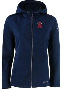 Cutter and Buck Los Angeles Angels Womens Navy Blue City Connect Evoke Light Weight Jacket
