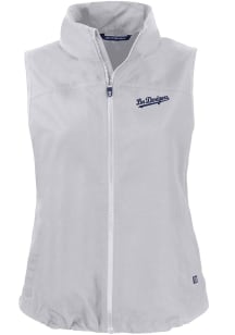 Cutter and Buck Los Angeles Dodgers Womens Grey City Connect Charter Vest