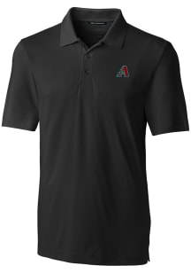 Cutter and Buck Arizona Diamondbacks Big and Tall Black Forge Big and Tall Golf Shirt