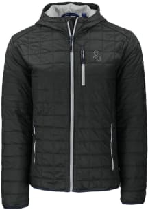Cutter and Buck Chicago White Sox Mens Black Rainier PrimaLoft Hooded Filled Jacket
