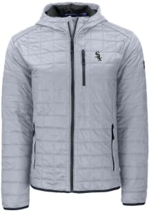 Cutter and Buck Chicago White Sox Mens Grey Rainier PrimaLoft Hooded Filled Jacket