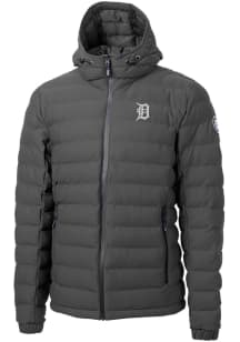 Cutter and Buck Detroit Tigers Mens Grey Mission Ridge Repreve Filled Jacket