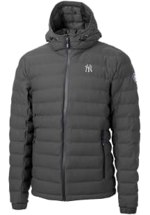 Cutter and Buck New York Yankees Mens Grey Mission Ridge Repreve Filled Jacket