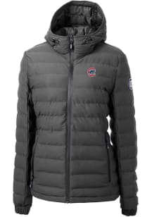 Cutter and Buck Chicago Cubs Womens Grey Mission Ridge Repreve Filled Jacket