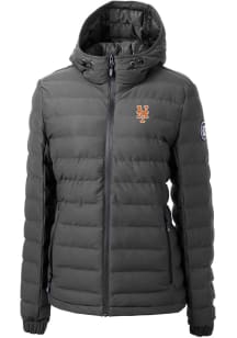 Cutter and Buck New York Mets Womens Grey Mission Ridge Repreve Filled Jacket
