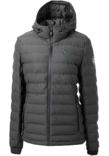 Cutter and Buck Seattle Mariners Womens Grey Mission Ridge Repreve Filled Jacket