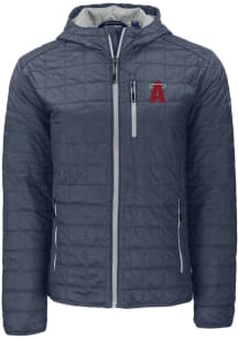 Cutter and Buck Los Angeles Angels Mens Grey City Connect Rainier PrimaLoft Hooded Filled Jacket