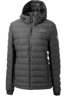 Cutter and Buck Colorado Rockies Womens Grey Cooperstown Mission Ridge Repreve Filled Jacket