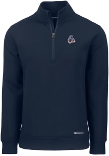 Cutter and Buck Baltimore Orioles Mens Navy Blue Stars and Stripes Roam Long Sleeve 1/4 Zip Pull..