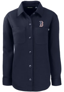 Cutter and Buck Boston Red Sox Womens Navy Blue Stars and Stripes Roam Light Weight Jacket