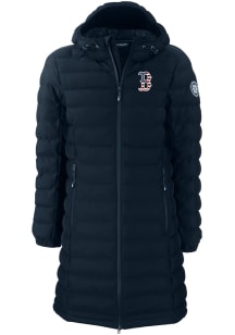 Cutter and Buck Boston Red Sox Womens Navy Blue Stars and Stripes Mission Ridge Repreve Long Hea..