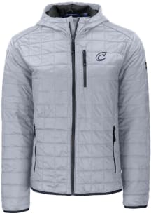 Cutter and Buck Columbus Clippers Mens Grey Rainier PrimaLoft Hooded Filled Jacket