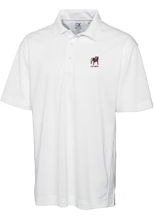 Cutter and Buck Georgia Bulldogs Big and Tall White Alumni Drytec Genre Big and Tall Golf Shirt