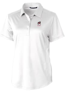 Cutter and Buck Georgia Bulldogs Womens White Alumni Prospect Short Sleeve Polo Shirt