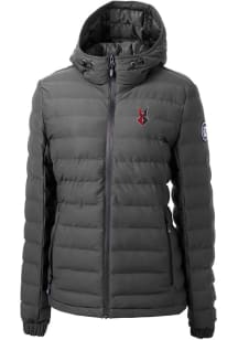Cutter and Buck Indianapolis Indians Womens Grey Mission Ridge Repreve Filled Jacket