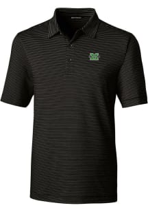 Cutter and Buck Marshall Thundering Herd Mens Black Forge Big and Tall Polos Shirt