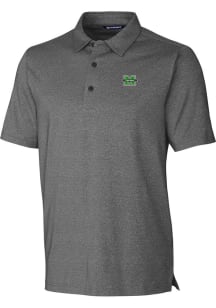 Cutter and Buck Marshall Thundering Herd Mens Charcoal Forge Short Sleeve Polo