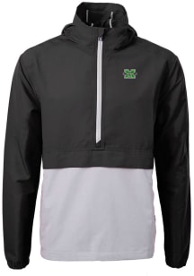 Cutter and Buck Marshall Thundering Herd Mens Black Charter Eco Pullover Jackets