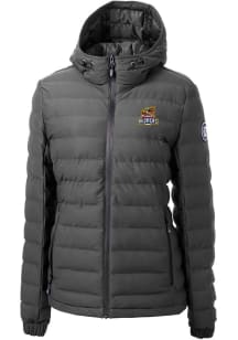 Cutter and Buck Toledo Mud Hens Womens Grey Mission Ridge Repreve Filled Jacket