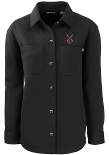 Cutter and Buck Indianapolis Indians Womens Black Roam Light Weight Jacket